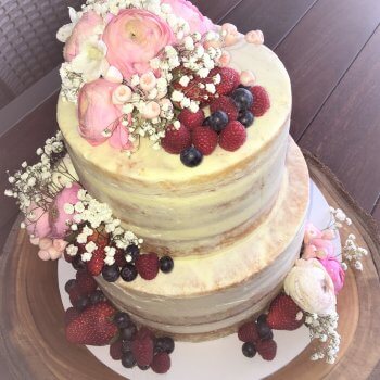 louise buttercream wedding cake