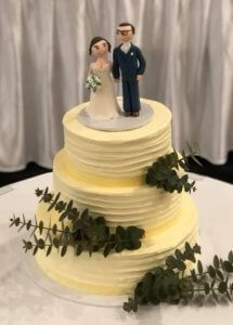 rimma's wedding cakes 3 tier buttercream wedding cake with cake topper