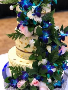 three tier wedding cake by rimma's wedding cakes perth