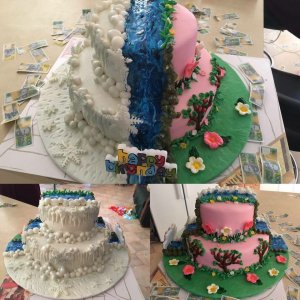 3 seasons in one cake