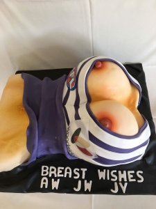 boobs birthday cake