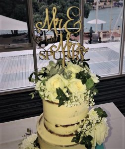 3 tier buttercream wedding cake