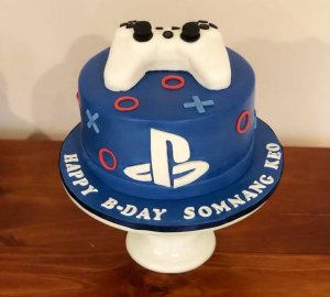 playstation birthday cake