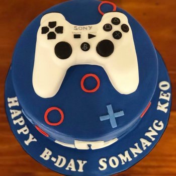 playstation birthday cake
